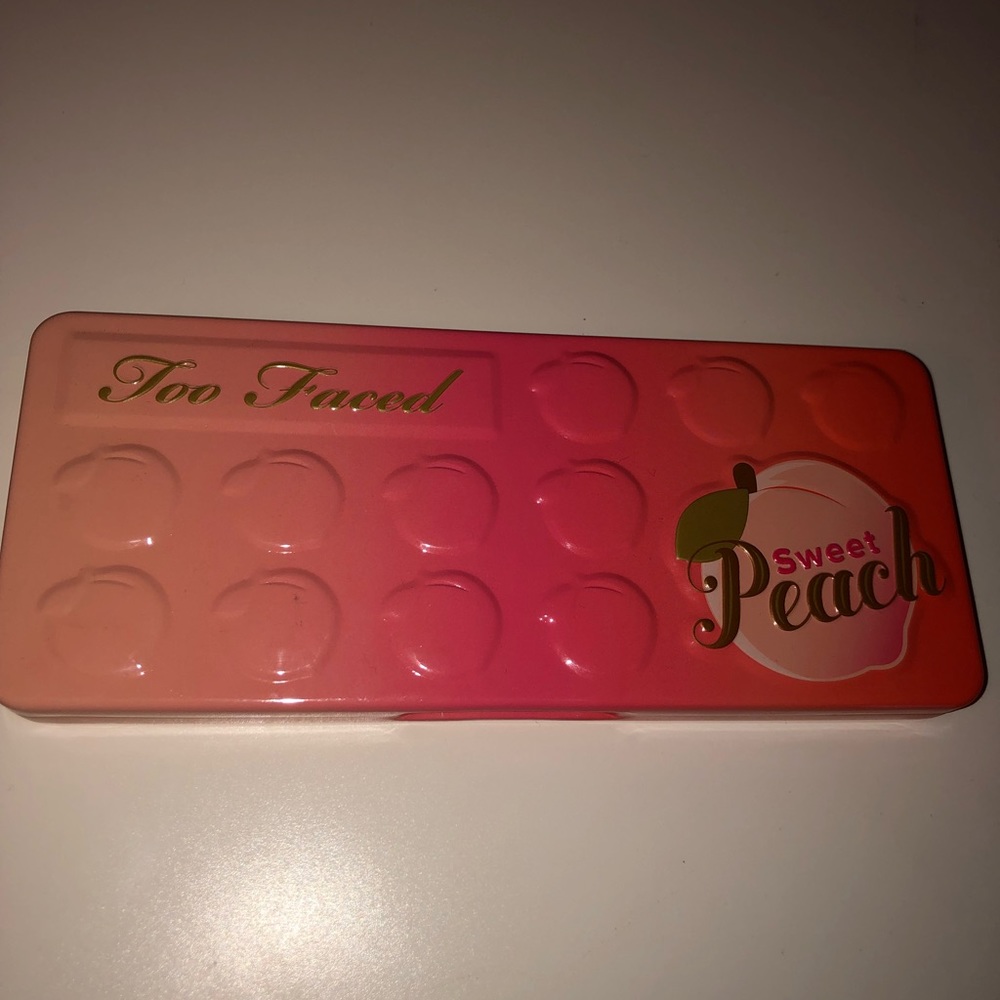 too faced sweet peach eyeshadow palette